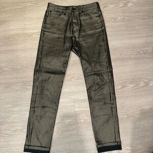 Striped Black and gold women’s pants